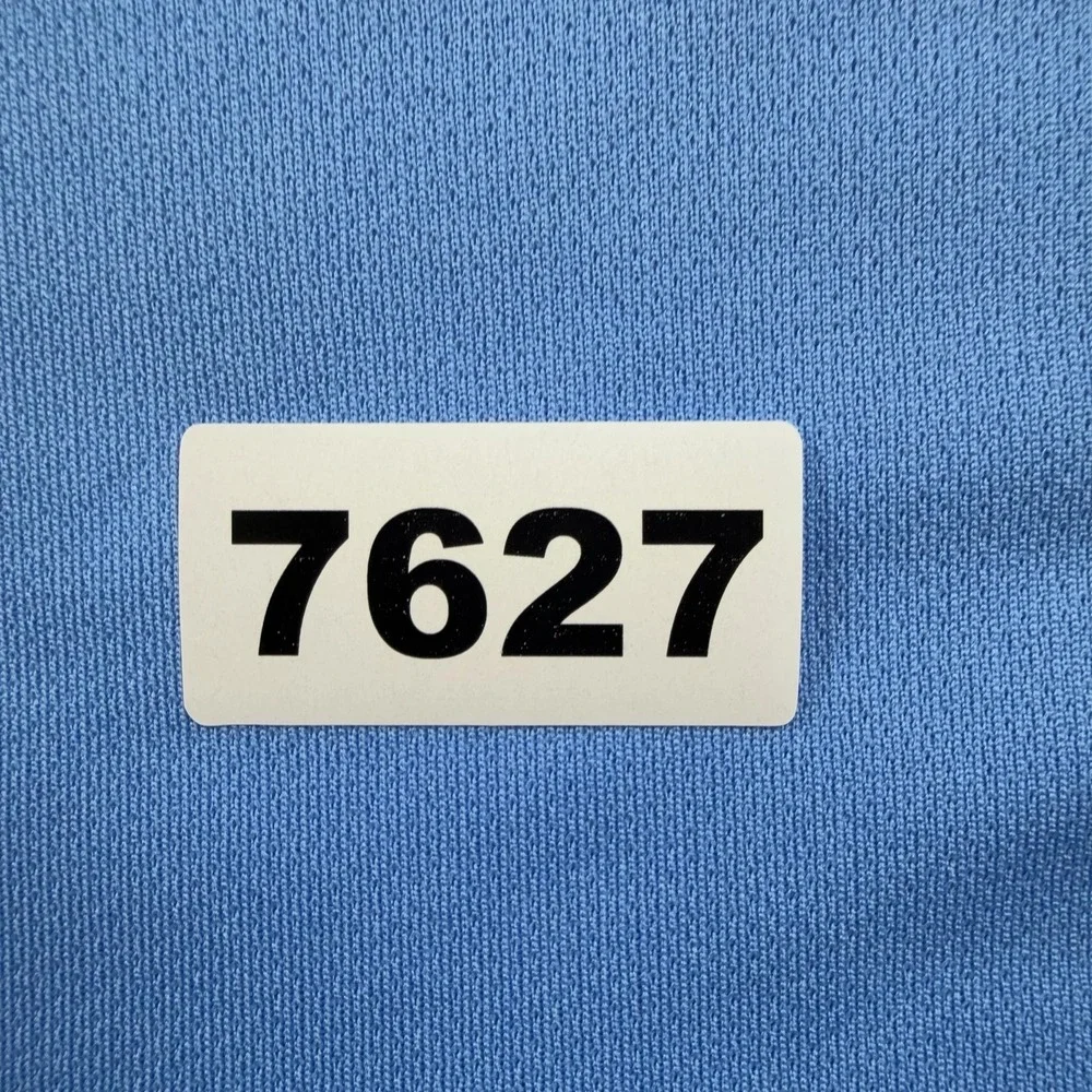 Nike Polo Shirt Mens Large Blue Dri-FIT Golf Performance Piped Short Sleeve